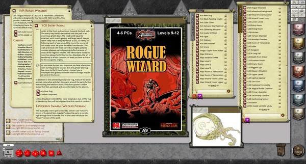 Скриншот из Fantasy Grounds - A09: Rogue Wizard (PFRPG)