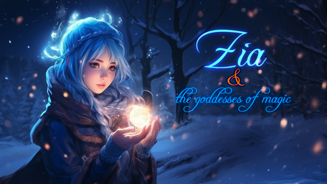 Zia and the goddesses of magic Logo