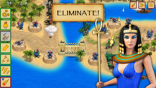 Скриншот из Defense of Egypt: Cleopatra Mission