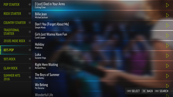 Скриншот из FourChords Guitar Karaoke - 80's Pop Song Pack