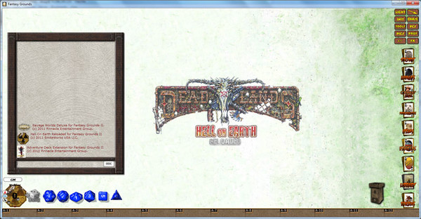 Скриншот из Fantasy Grounds - Deadlands Reloaded: Hell on Earth Reloaded