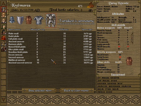 Скриншот из Battles of Norghan Gold Version