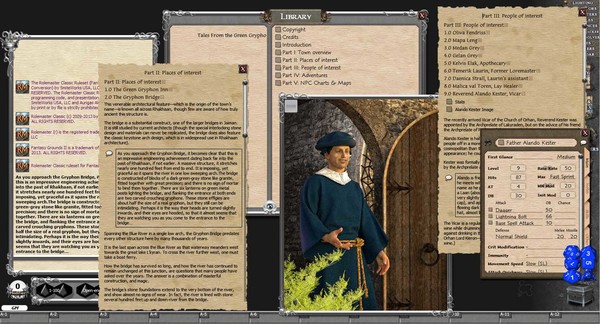 Скриншот из Fantasy Grounds - Shadow World: Tales from the Green Gryphon Inn (RMC)