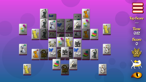 Скриншот из Meow-Jong Solitaire