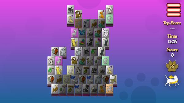 Скриншот из Meow-Jong Solitaire