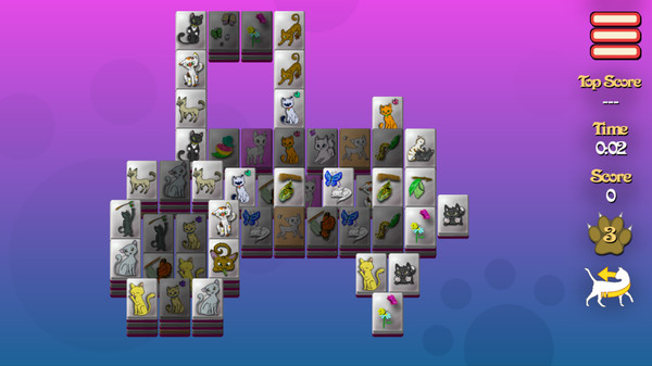 Скриншот из Meow-Jong Solitaire