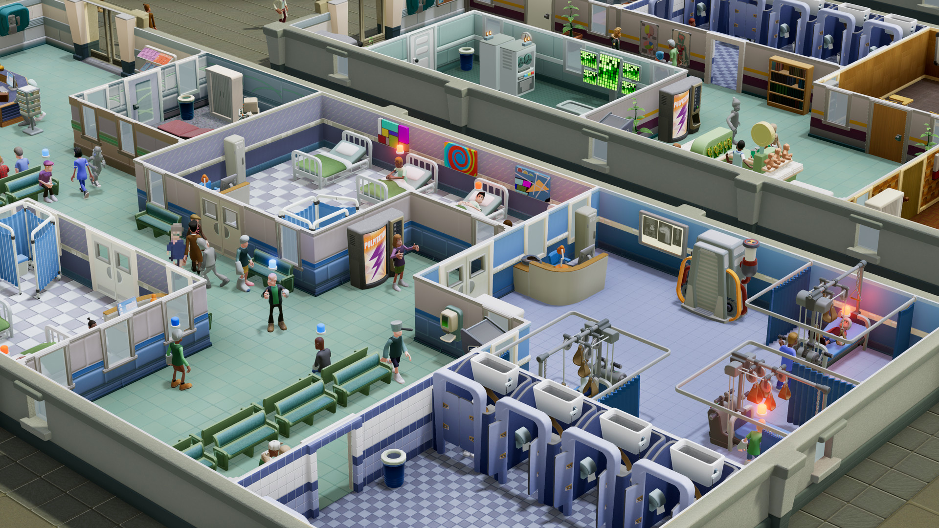 Screenshot Two Point Hospital PC Game free download torrent