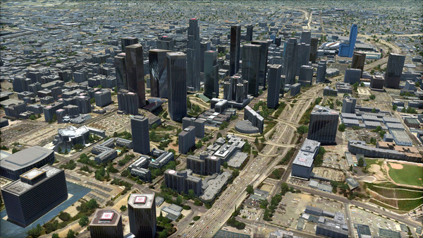 Скриншот из FSX Steam Edition: US Cities X: Los Angeles Add-On