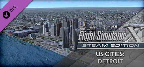 FSX Steam Edition: US Cities: Detroit Add-On cover art