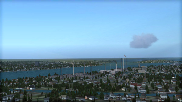 Скриншот из FSX Steam Edition: US Cities: Detroit Add-On