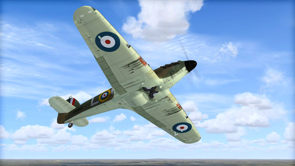 Скриншот из FSX Steam Edition: Battle of Britain Hurricane Add-On