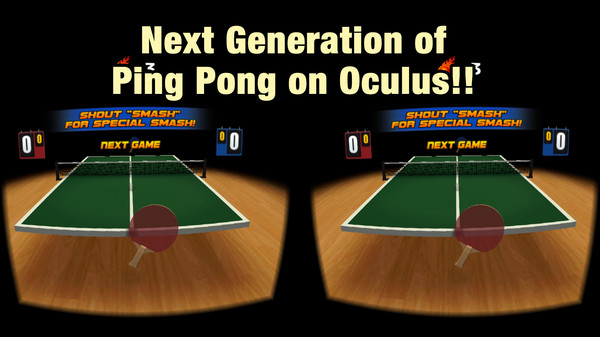 VR Swing Table Tennis Oculus