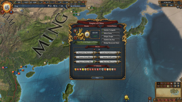 Скриншот из Europa Universalis IV: Mandate of Heaven