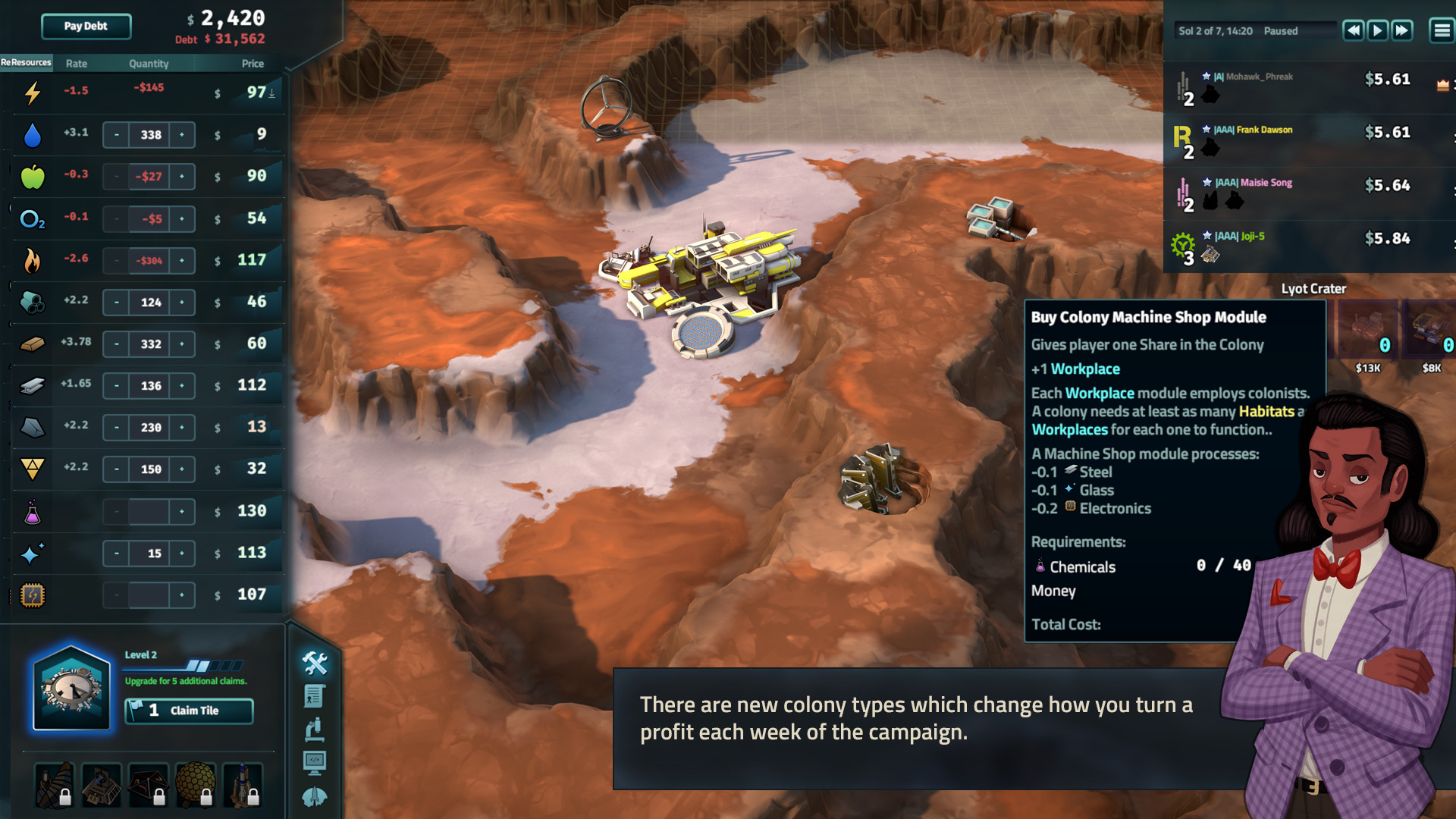 Save 25 On Offworld Trading Company The Patron And The Patriot Dlc On Steam
