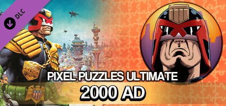 Pixel Puzzles Ultimate - Puzzle Pack: 2000 AD cover art