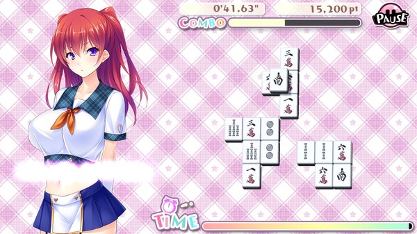 Delicious! Pretty Girls Mahjong Solitaire screenshot