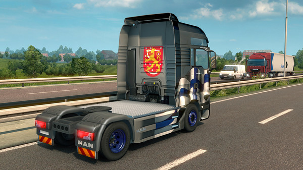 Скриншот из Euro Truck Simulator 2 - Finnish Paint Jobs Pack