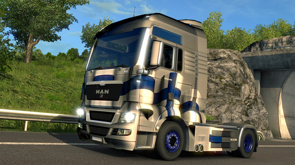 Скриншот из Euro Truck Simulator 2 - Finnish Paint Jobs Pack