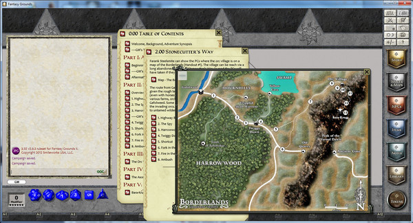 Скриншот из Fantasy Grounds - PFRPG Basic Paths: Wrath of the Orc God