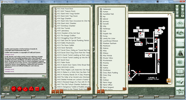 Скриншот из Fantasy Grounds - Castles & Crusades: Town of Kalas