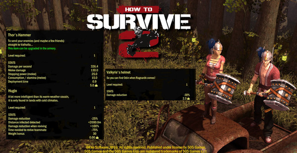 Скриншот из How To Survive 2 - Norse God Skin Pack