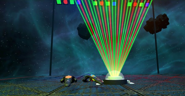 Скриншот из VR Laser Harp