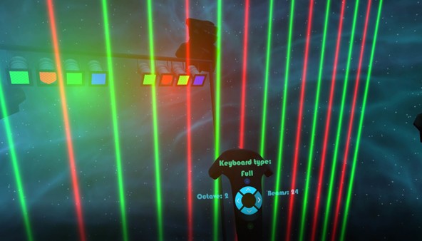 Скриншот из VR Laser Harp