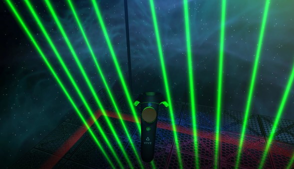 Скриншот из VR Laser Harp