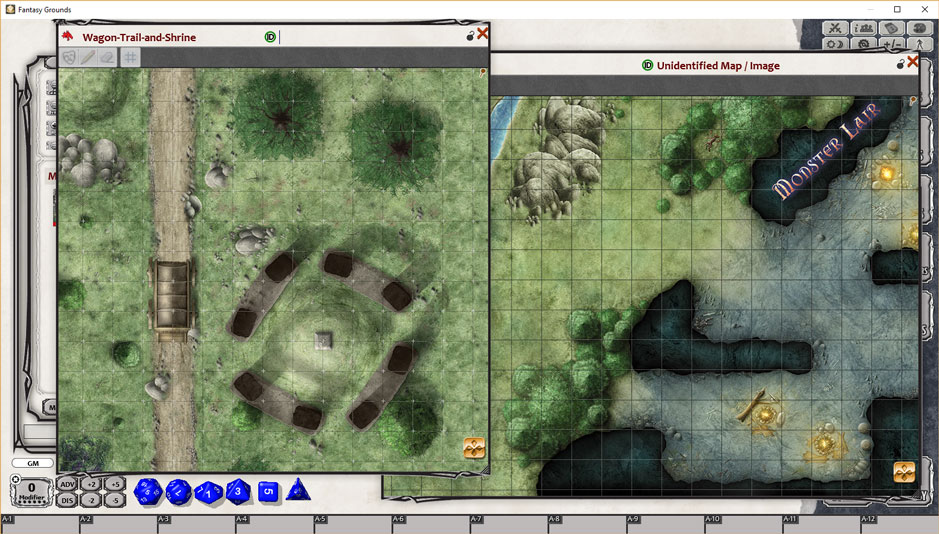 fantasy grounds maps from dmg read only software