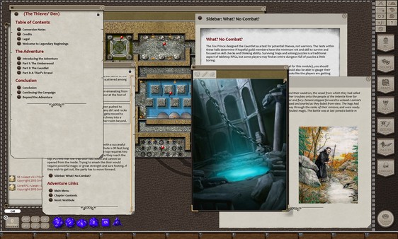 Скриншот из Fantasy Grounds - Trail of the Apprentice: The Thieves' Den