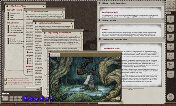 Скриншот из Fantasy Grounds - Trail of the Apprentice: The Thieves' Den