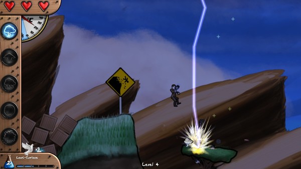 Tesla: The Weather Man game for Linux 1