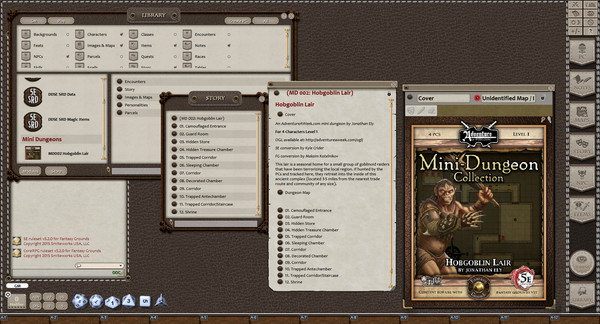 Скриншот из Fantasy Grounds - Mini-Dungeon Collection: Hobgoblin Lair (5E)