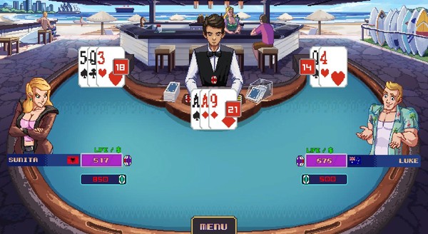 Скриншот из Super Blackjack Battle 2 Turbo Edition - The Card Warriors