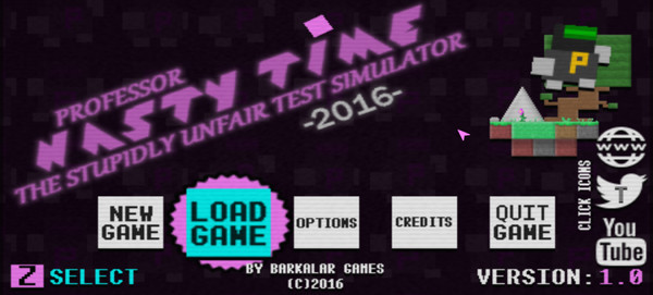 Professor Nasty Time: The Stupidly Unfair Test Simulator 2016