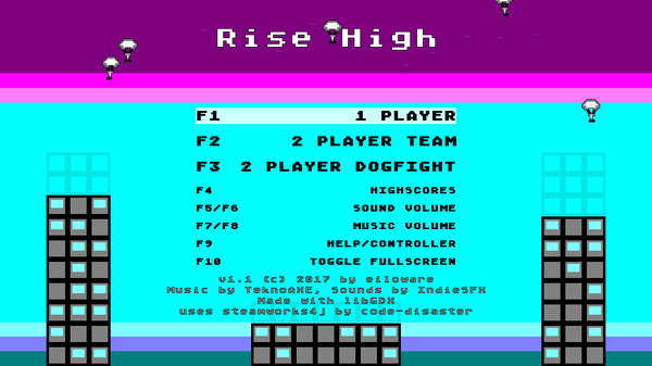 Rise High game for Linux 1