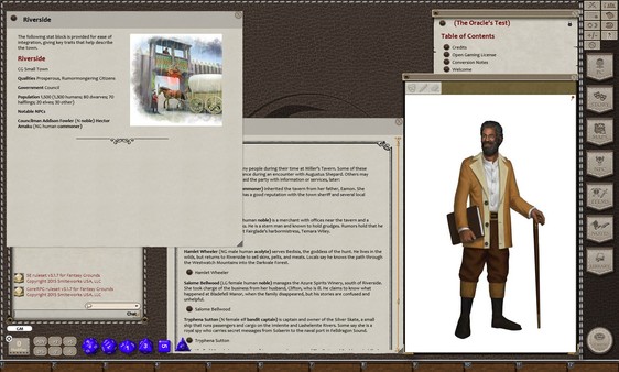 Скриншот из Fantasy Grounds - Trail of the Apprentice: The Oracle's Test