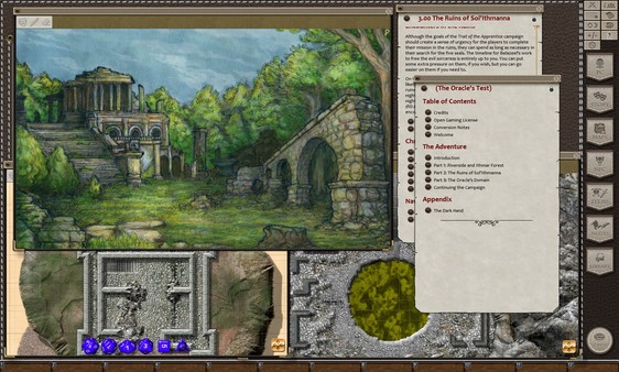 Скриншот из Fantasy Grounds - Trail of the Apprentice: The Oracle's Test