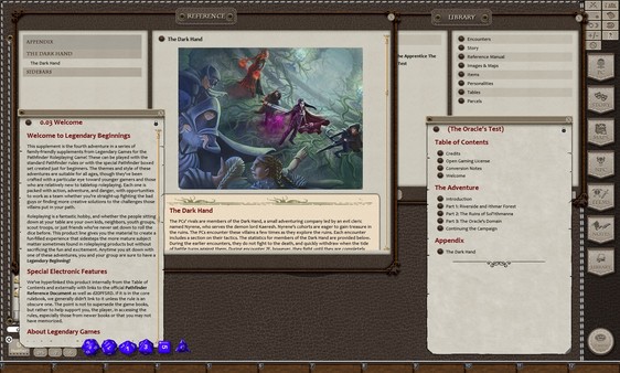 Скриншот из Fantasy Grounds - Trail of the Apprentice: The Oracle's Test