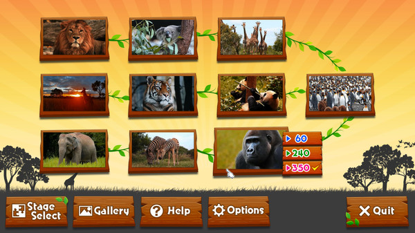 Скриншот из Wild Animals - Animated Jigsaws