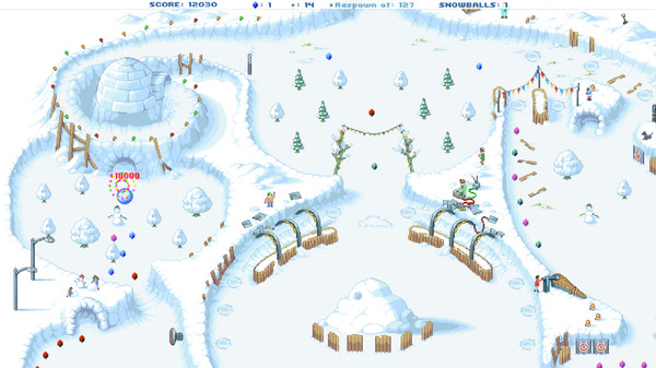 Скриншот из Snowball!