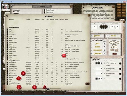 Скриншот из Fantasy Grounds - Rippers (Savage Worlds)