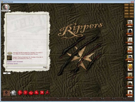 Скриншот из Fantasy Grounds - Rippers (Savage Worlds)