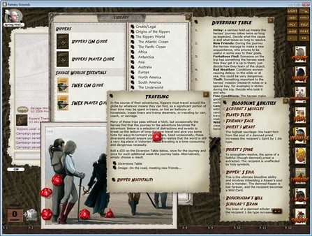 Скриншот из Fantasy Grounds - Rippers (Savage Worlds)