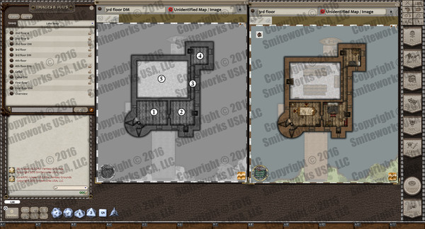 Скриншот из Fantasy Grounds - Map Pack: Lake Keep