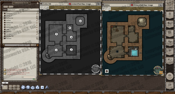 Скриншот из Fantasy Grounds - Map Pack: Lake Keep