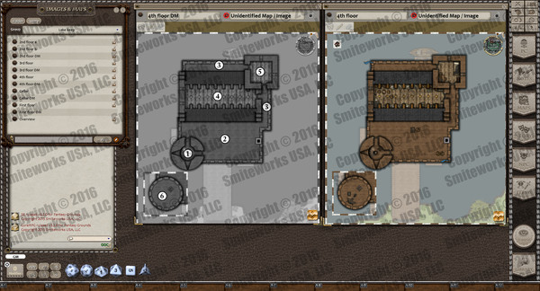 Скриншот из Fantasy Grounds - Map Pack: Lake Keep