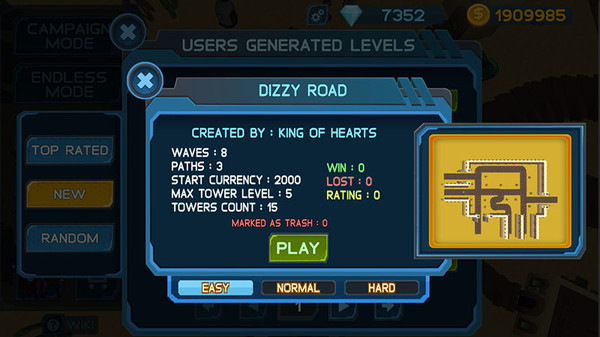 Alien Invasion Tower Defense recommended requirements