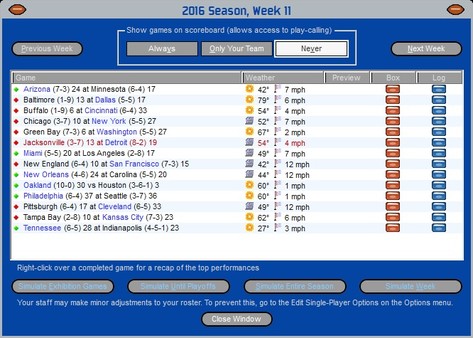 Скриншот из Front Office Football Eight