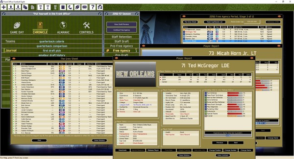 Front Office Football Eight game for Linux 1
